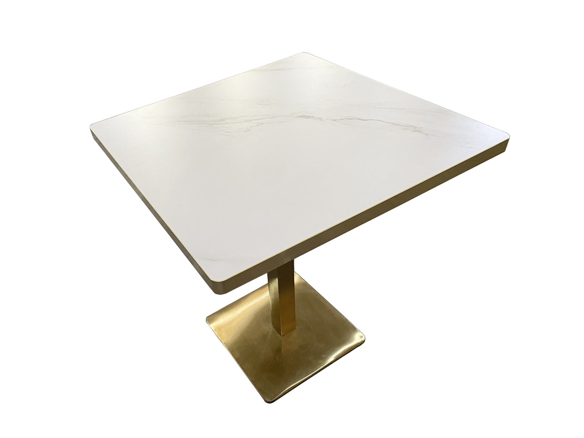 Plateau Multicouche Marbre Blanc 80x80 - Madrid Mobiliario