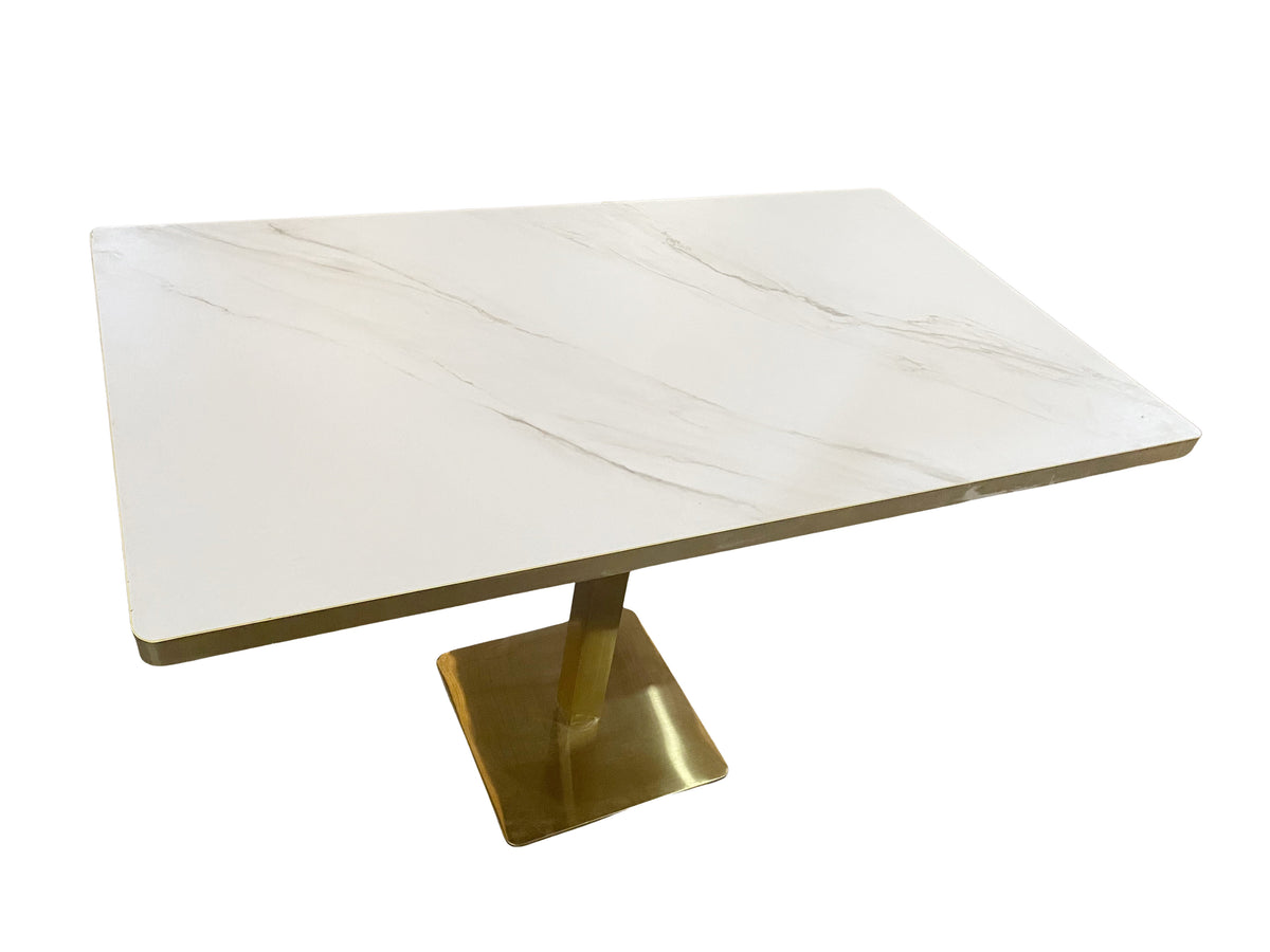 Plateau Multicouche Marbre Blanc 120x70 - Madrid Mobiliario