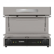 Salamandre 60 x 35 cm grille chromée amovible - Tecnoinox
