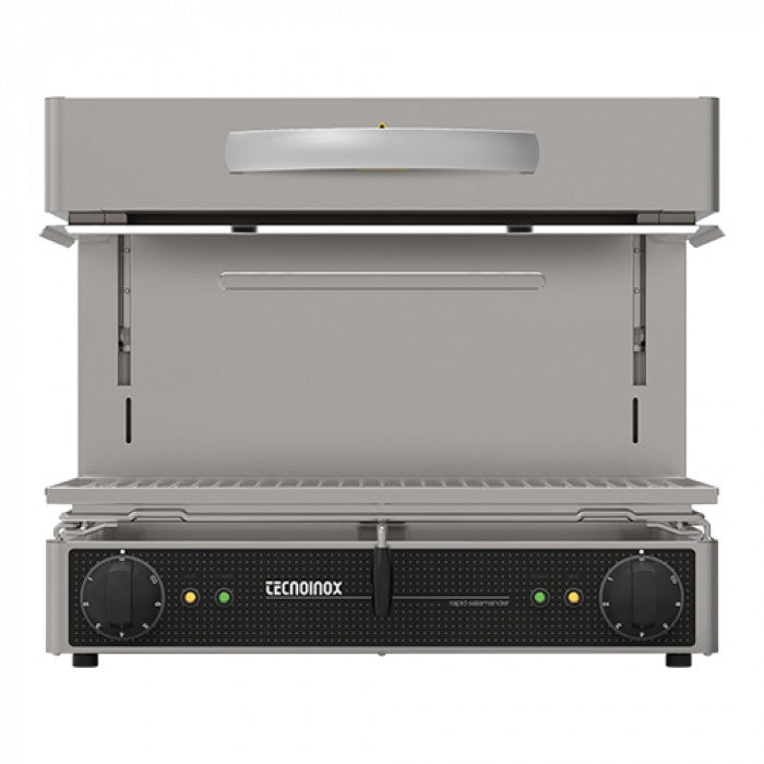 Salamandre 60 x 35 cm grille chromée amovible - Tecnoinox