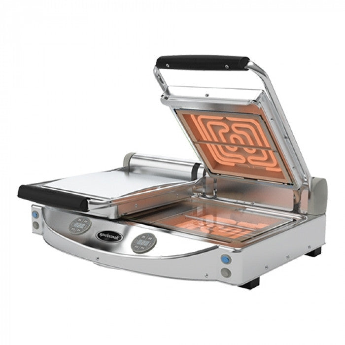Grill panini double lisse - Vitrocéranique - SpidoCook