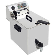 Friteuse de table électrique 10 litres + robinet de vidange - Diverso
