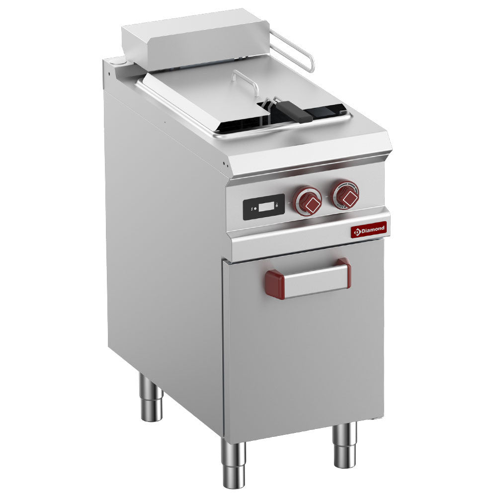 Friteuse électrique HP 1 cuve "Y" de 21 litres sur meuble fermé - DIGIT - Diamond
