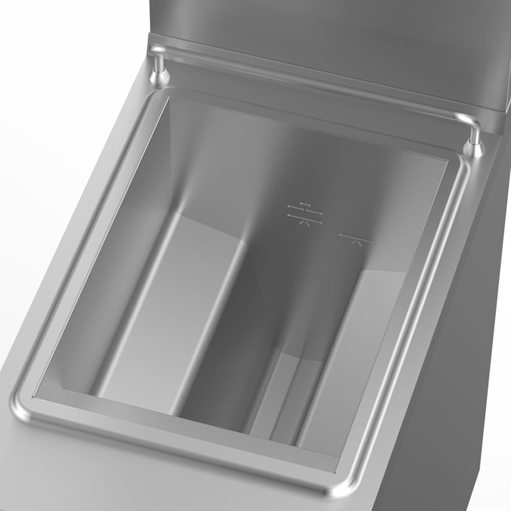 Friteuse gaz 1 cuve "Y" 21 lit. (21 kW) sur meuble fermé - Diamond