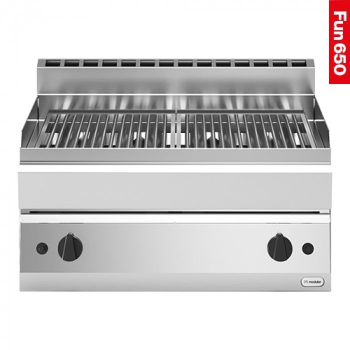 Grill 2 zones - Grille inox - Gaz naturel - Fun 650 - Modular