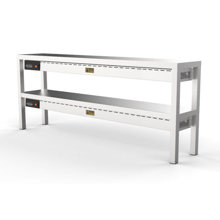 Etagère surétagère céramique chauffante 2 niveaux 1600 - Combisteel