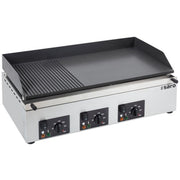 Plancha GPK 810 1/3 rainurée 2/3 lisse - Saro