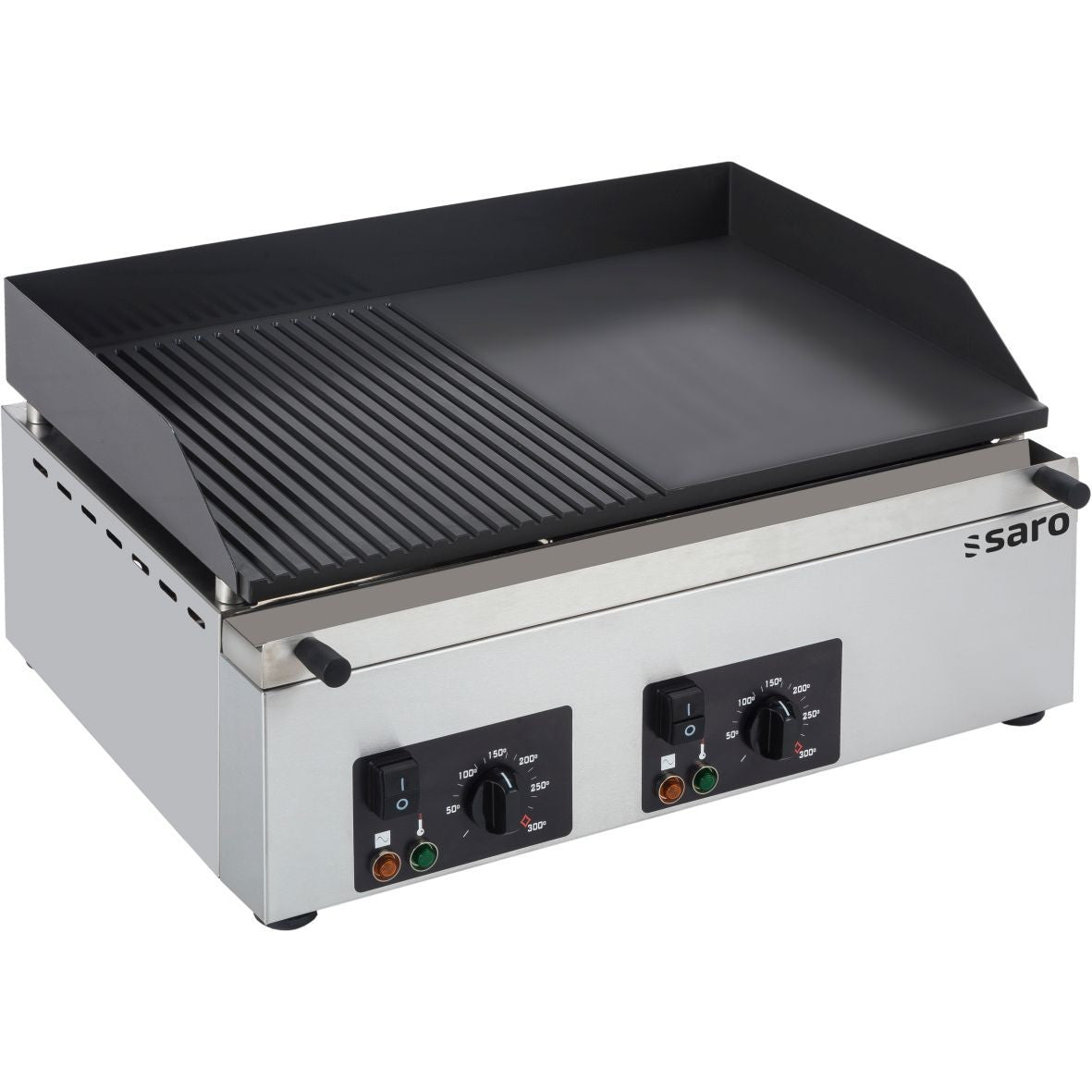 Plancha GPK 610 1/2 rainurée - Saro