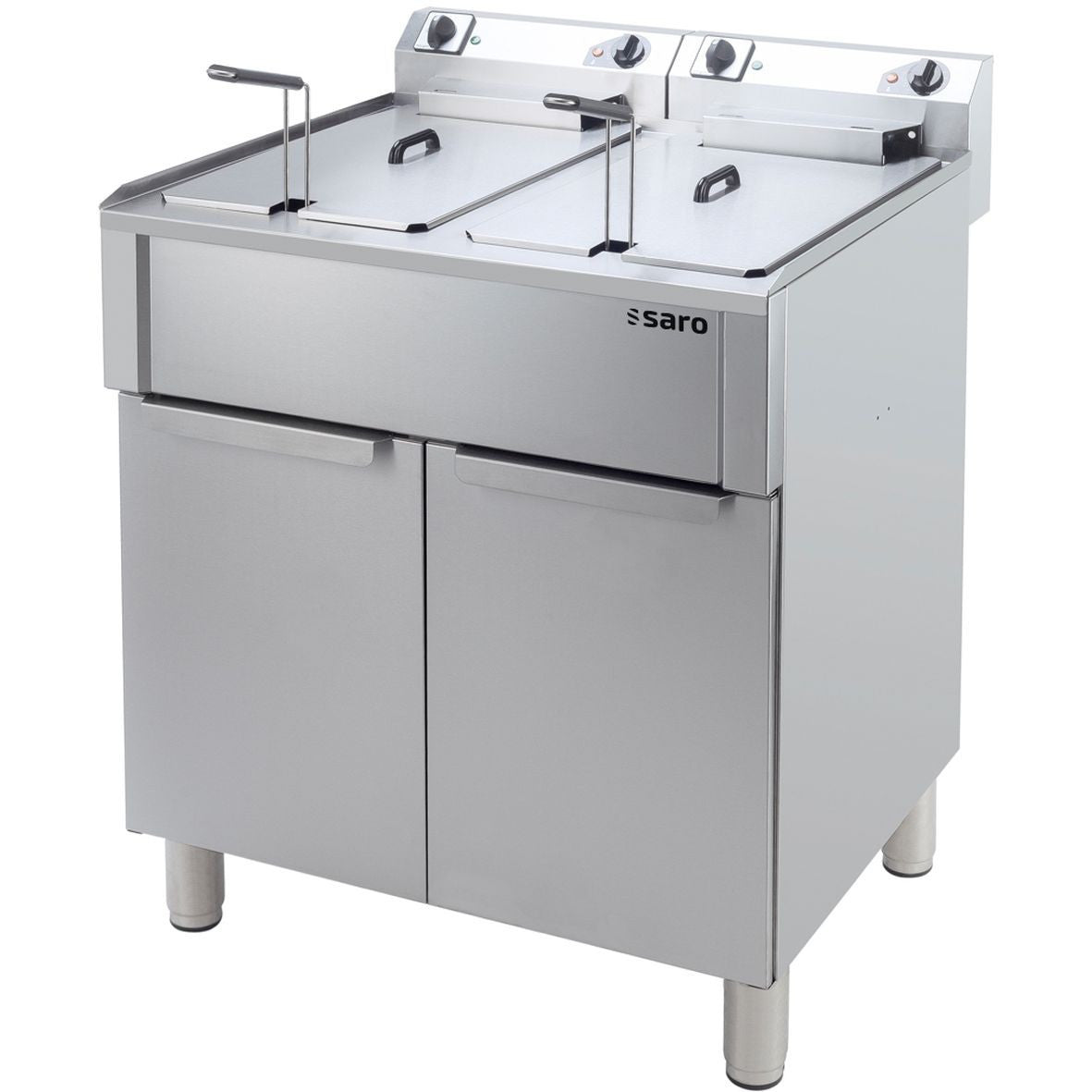 Friteuse électrique 10 + 10 litres - Saro