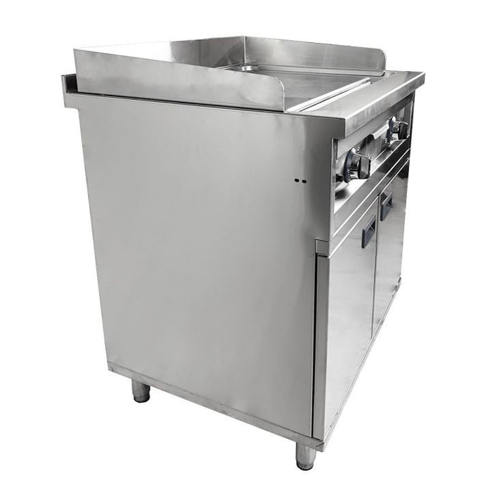 Plancha électrique chromée 800x700 mm 8.1 kW Combisteel - vue 3 - Matériel cuisson pro CHR - Cuistéo