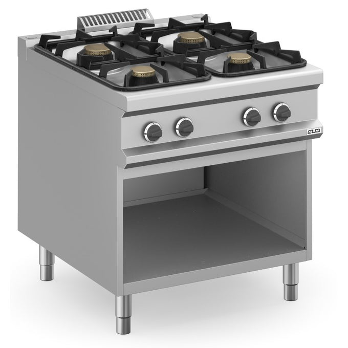 Cuisinière à gaz - 4 foyers - 4x5,5 kW - Avec meuble - Arilex