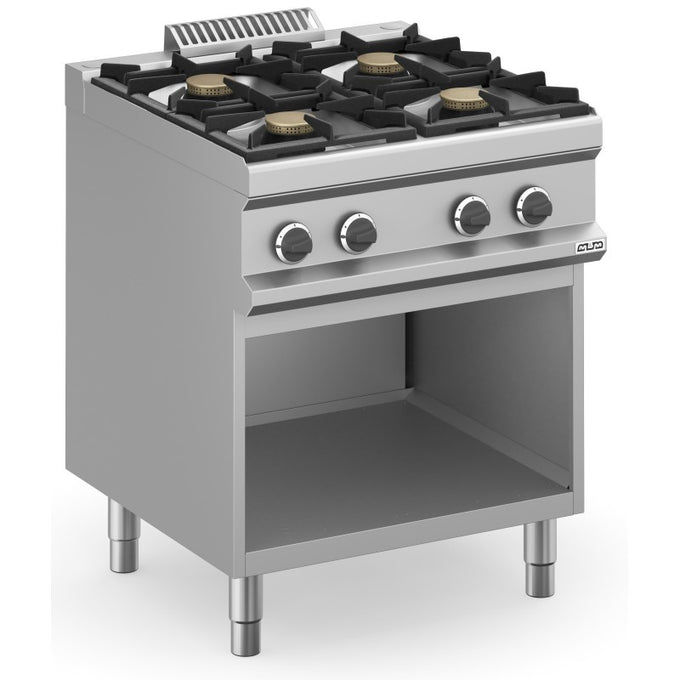 Fourneau à gaz - 4 feux - 4x5,5 kW - Avec meuble - Arilex