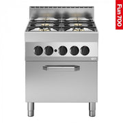 Fourneau - Fun 700 - 4 brûleurs et four à gaz propane - Modular