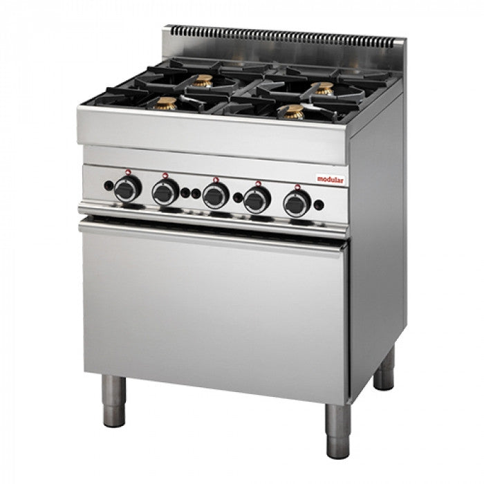 Fourneau - Function 650 - 4 brûleurs et four à convection électrique - Modular