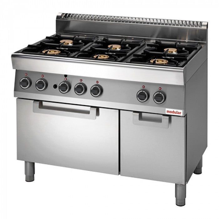 Fourneau - Function 700 - 6 brûleurs et four à gaz - Modular
