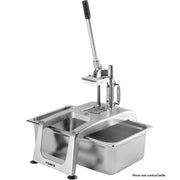 Coupe-frites professionnel - 8x8 mm - Levier long - Ventouses fixation Saro - Accessoire friteuse professionnel CHR - matériel cuisine pro - Cuistéo