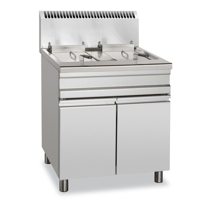 Friteuse à gaz - 14+14L - Sur meuble - Arilex