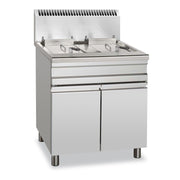 Friteuse à gaz - 18+18L - Sur meuble - Arilex