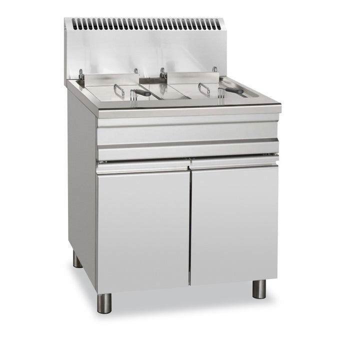 Friteuse à gaz - 18+18L - Sur meuble - Arilex