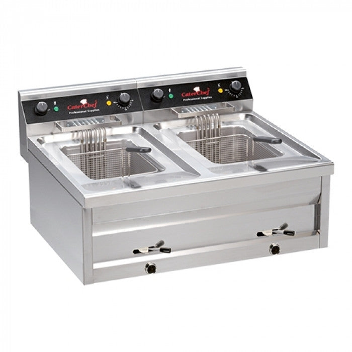 Friteuse de table 12 L + 12 L - Caterchef star