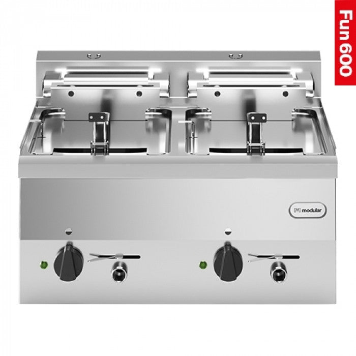 Friteuse 10 + 10 litres - Electrique - Fun 600 - Modular