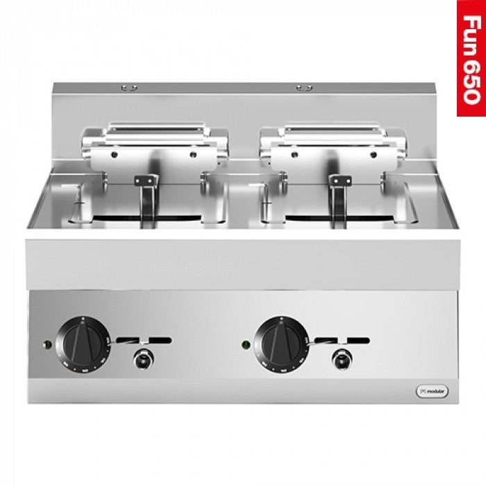 Friteuse 10 + 10 litres - Electrique - Fun 650 - Modular