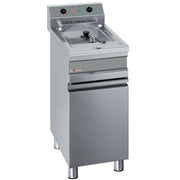 Friteuse électrique 1 cuve 14 litres sur armoire - Diverso