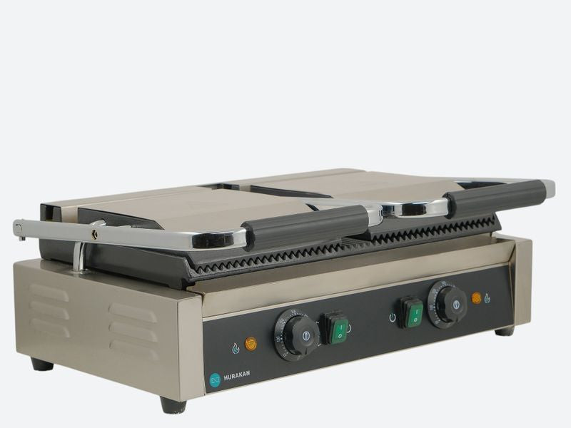 Gril de contact HKN-PE44R - Grill panini - 3,6 kW - Hurakan