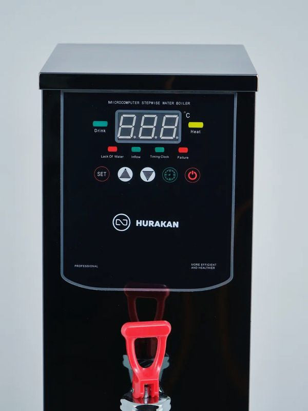 Bouilloire professionnelle noire HKN-HVZ22 - Distributeur Eau Chaude - Hurakan