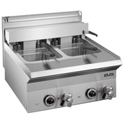 Friteuse électrique - 10 + 10L - 9 + 9 kW - Double cuve - Triphasée - SMART 650 - Arilex