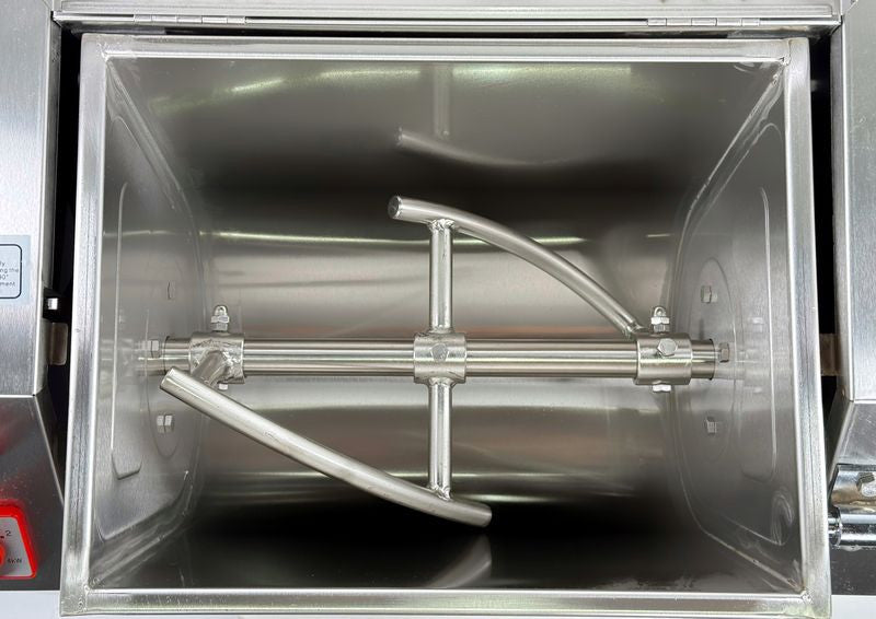 Pétrin horizontal HKN-15HN - Mélangeurs à viande - 1,1 kW - Hurakan