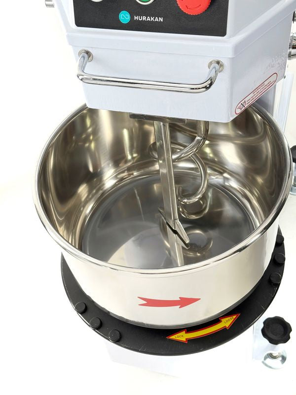 Pétrin à spirale à cuve amovible HKN-20CN2V - 0,85 kW - Hurakan