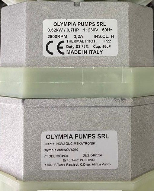 Lavage pompe YRELK21530 0.52KW 230V.50HZ - Tatra