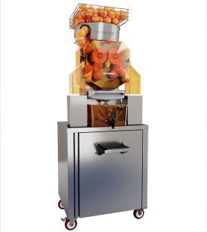 Automatique orange presse-agrumes avec cuve sur chariot 38 - Cancan