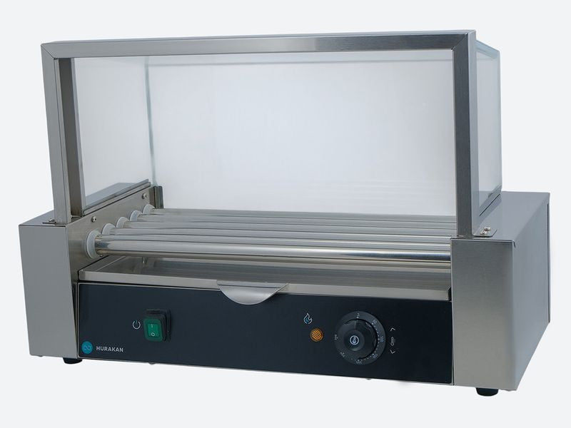 Gril à rouleaux pour hot-dogs avec couvercle HKN-GW5MC - Hurakan