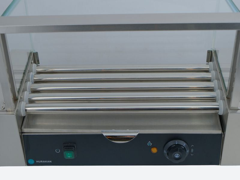 Gril à rouleaux pour hot-dogs avec couvercle HKN-GW5MC - Appareil à hot-dog - Hurakan