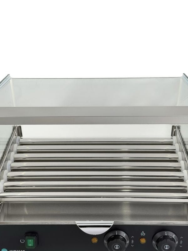 Gril à rouleaux pour hot-dogs avec couvercle HKN-GW7MC - Appareil à hot-dog - Hurakan