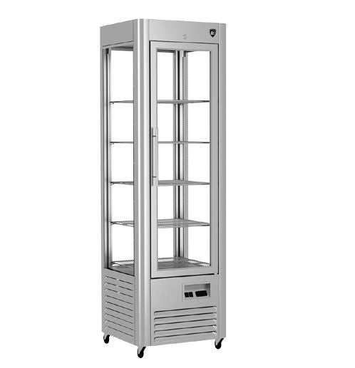 Réfrigéré pâtisserie vitrine luxe acier inoxydable KRPD-400M - Kayman