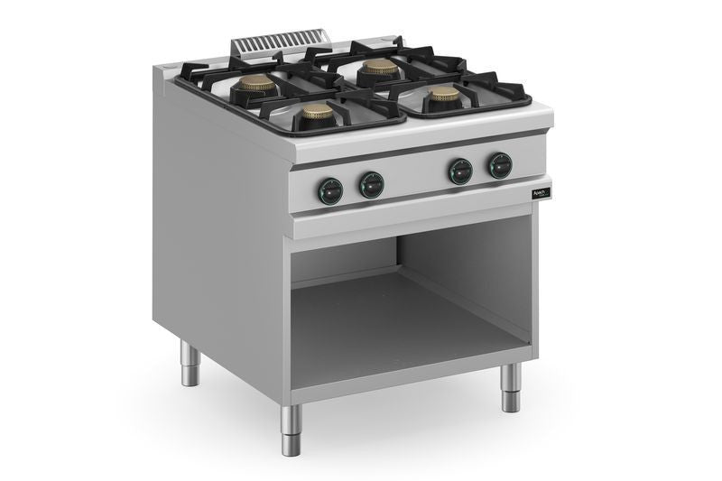 Fourneau gaz à brûleurs série 900 4 APRG-89P/PL - Apach Cook Line