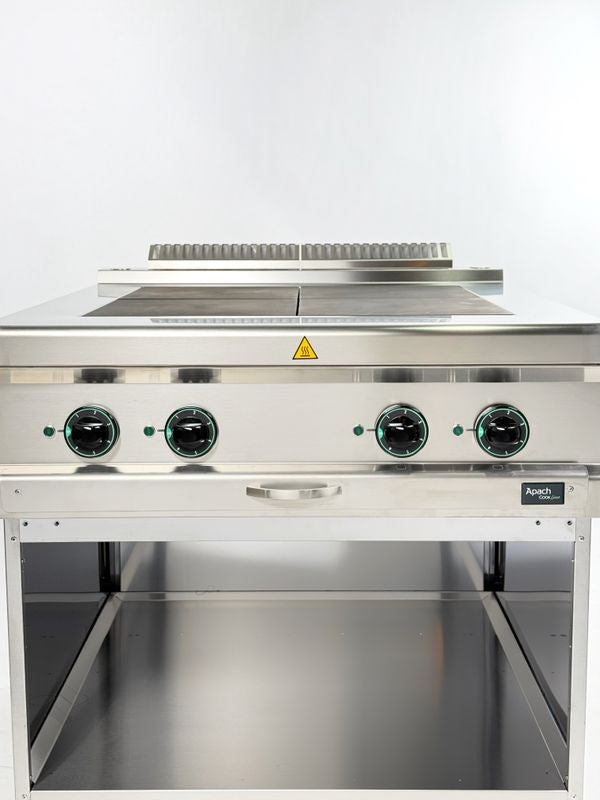 Fourneau électrique à plaques série 900 4 APRE-89QP/PL - Apach Cook Line