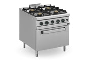 Fourneau gaz à brûleurs série 900 4 APRG-89FG/PL - Apach Cook Line