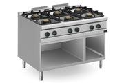 Fourneau gaz à brûleurs série 900 6 APRG-129P/PL - Apach Cook Line