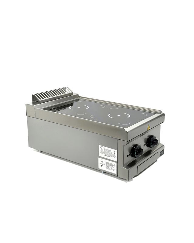 Plaque à induction série 700 2-ZONES APRI-47T/PL - L 40 x P 71 x H 25 cm - Apach Cook Line