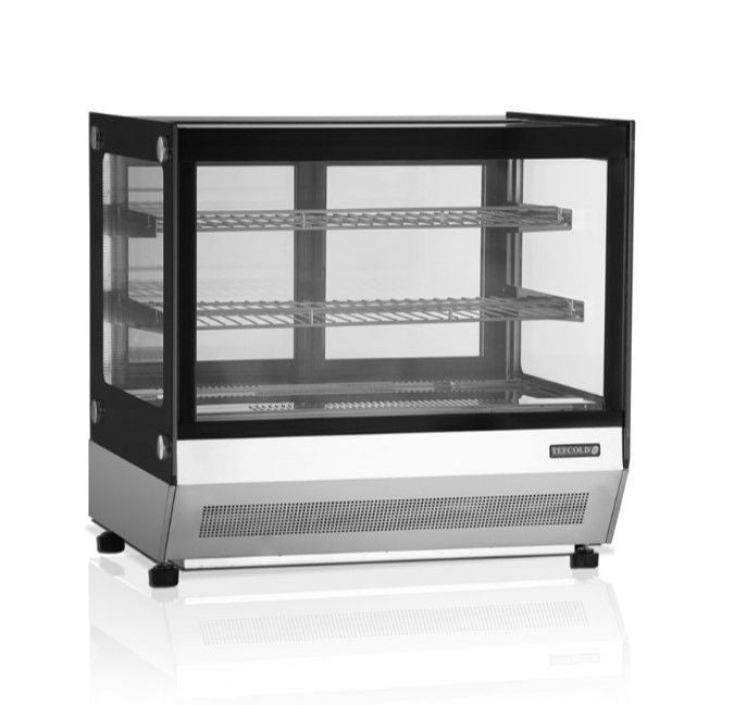 Vitrine réfrigérée à poser LCT750F/BLACK - Tefcold