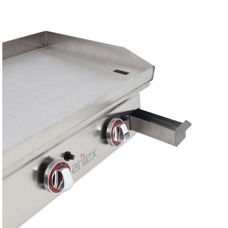Plancha à gaz - 60 cm - Inox 15 mm - Arilex