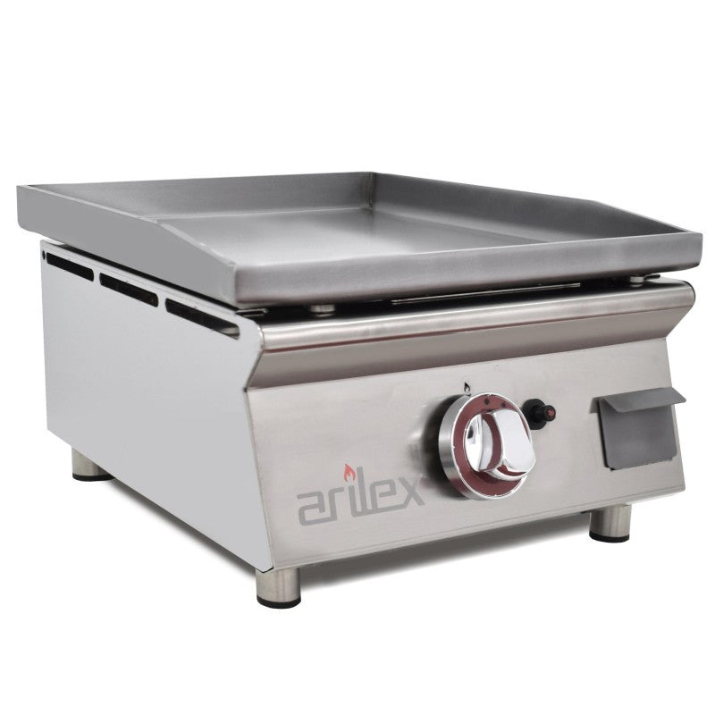 Plancha à gaz - 40 cm - Acier laminé 6 mm - 40PGLN (p) - Arilex