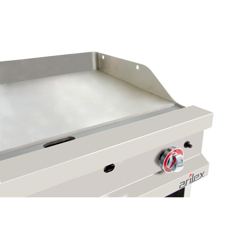 Plancha à gaz - 800x700x900h mm - Acier rectifié - Arilex