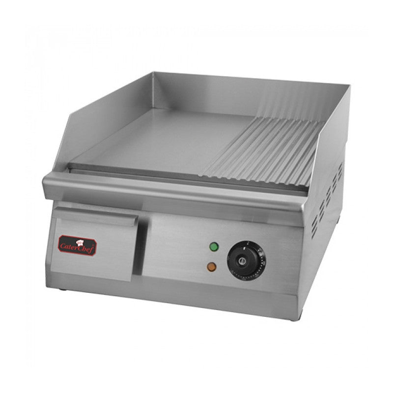 Plancha à snacker lisse-rainurée - Caterchef star