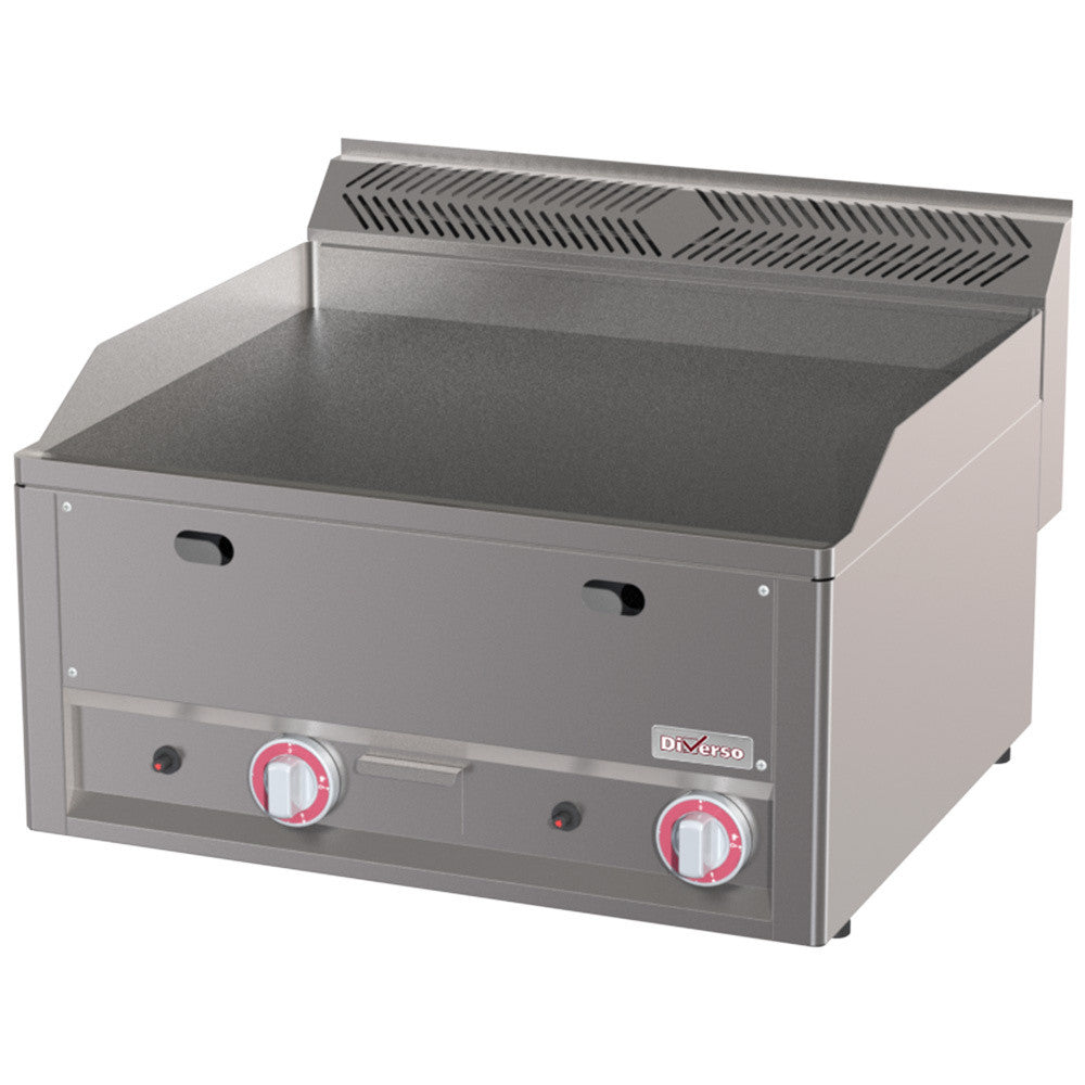 Double plaque de cuisson gaz, lisse - Diverso