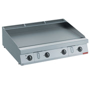 Plaque de cuisson élec. HP, lisse, nitro chrome - Diamond